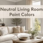 A neutral living room featuring warm tones and inviting textures.